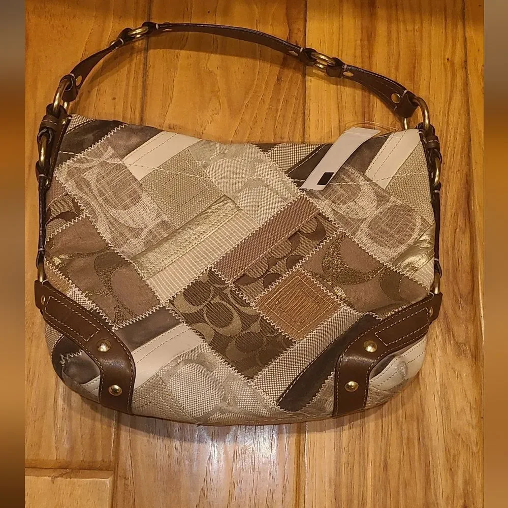 Coach stylish patchwork